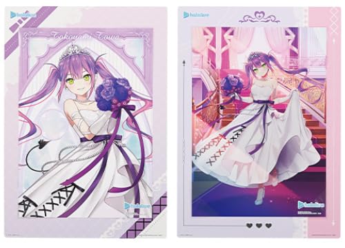 Ichiban Kuji Hololive ~Свадебный стиль~ Приз Визуальная доска Визуальная доска [Tokoyami Towa] Набор из 2