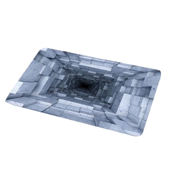 3D Ковер с оптической иллюзией, Нескользящий, Визуальная ловушка, Напольный коврик, Бездонная яма, Визуальная иллюзия, Придверный коврик 40*60cm