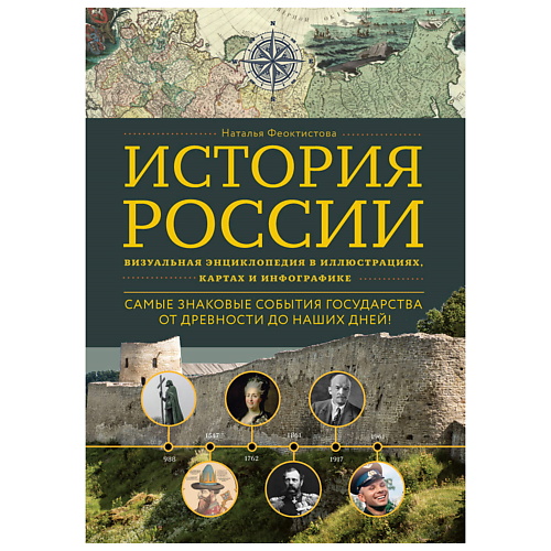 Книга ЭКСМО История России. Визуальная энциклопедия в иллюстрациях, картах